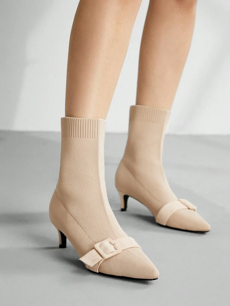 Apricot Fashionable Women's Boots