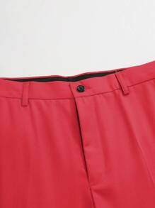 Manfinity AFTRDRK 男士純色雙開衩翻領西裝套裝