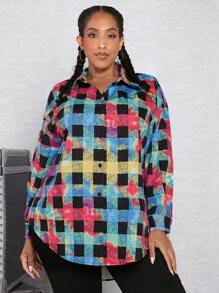 SHEIN CURVE+ 大碼襯衫