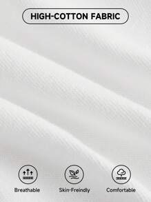 SuzetteVidaArtworks Figure and Letter Print Drop Shoulder Pullover - Black - View 3