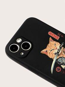 Vincenttrinidadart Anime 可愛貓咪圖案手機殼 - 彩色 - 查看 2