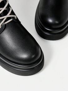 SheIn SXY 1 par Botas de moda - Negro - Ver 5
