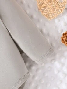 Đứa bé trai 2 Miếng Nút Nửa Áo liền quần chặt - Nhiều màu - Xem 6