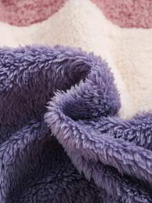 Cô gái Tween Màu sắc Chặn Sang trọng Vòng cổ Lỏng lẻo Áo nỉ - Nhiều màu - Xem 4