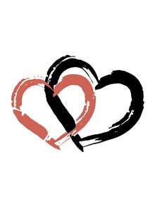 SHEIN EZwear 愛心圖案袋鼠口袋抽繩保暖連帽衫 - 白色 - 查看 5