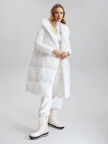 MOTF PREMIUM LACE-UP SNOW BOOTS - Champagne - View 10