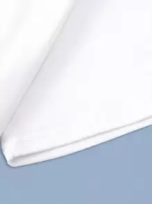 Manfinity LEGND 男士口号印花短袖 T 恤，男朋友礼物，适合外出 - 白色 - 查看 3