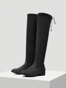 MOTF PREMIUM OVER-THE-KNEE BOOTS - Grey - View 7