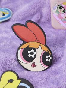 The Powerpuff Girls | ROMWE 1入組卡通設計杯墊,可愛耐熱桌杯墊 - 粉色 - 查看 1