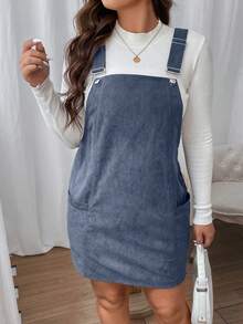 Flirla 大碼連衣裙 - 藍色 - 查看 6