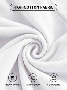 SHEIN ICON Plus Size Zip Up Drawstring Sweatshirt - Grey - View 3