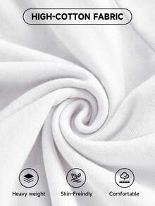 SHEIN SXY Top-stitching Zip Up Curved Hem Drawstring Hoodie - Grey - View 3