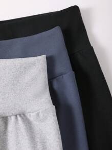 SHEIN Unity 3入組寬腰帶緊身打底褲 - 彩色 - 查看 7