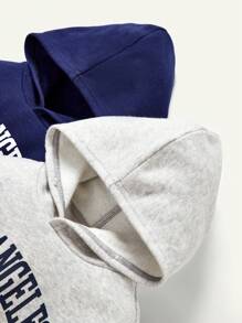 Cozy Pixies Bébé Garçon 2 pièces Sweat-Shirt À Capuche À Lettres