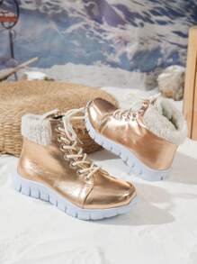 Women's Snow Boots - Yellow - View 3