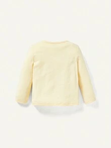 3入組女嬰豹紋&卡通圖案上衣 - 彩色 - 查看 6