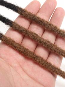 Boho Braids 4-12inch 0.4cm Thickness 10Strands 100% Human Hair Dreadlock Extensions For Man/Women Hair Extensions Crochet Human Hair Knotless Braids - S1/5 - View 7