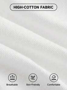 SHEIN EZwear 撞色頂針落肩袖套頭衫 - 彩色 - 查看 3