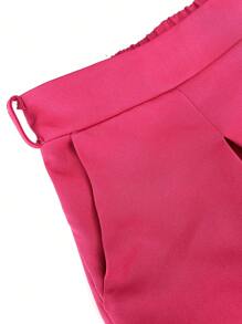 Flirla 大碼西裝領西裝外套和褲子