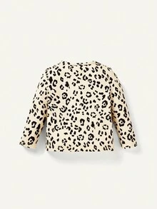 3入組女嬰豹紋&卡通圖案上衣 - 彩色 - 查看 7