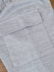 Baby Boy 3pcs Flap Pocket Side Cargo Pants - Multicolor - View 4
