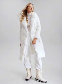 MOTF PREMIUM LACE-UP SNOW BOOTS - Champagne - View 9