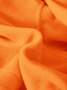 SHEIN 男嬰字母刺繡連帽衫和運動褲和包 - 橘色 - 查看 9