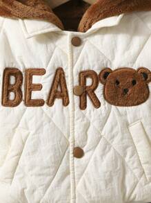 嬰童（男）夾克 - 杏色 - 查看 4