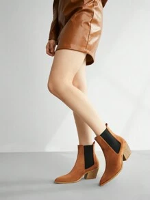 SheIn BIZ Women's Fashion Boots - Brown - View 4