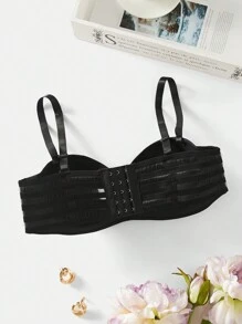 Áo ngực & Áo lót Nữ màu trơn Đơn giản - màu đen - Xem 6