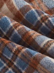 SHEIN MOD Plaid Print A-line Skirt - Multicolor - View 4