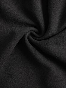 SHEIN DECDS Plaid Print Button Detail Lantern Sleeve 2 In 1 Dress - Multicolor - View 10