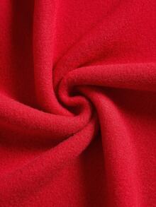 SHEIN EZwear Jul Tryck Nedhasade aclar Sweatshirts - Röd - Visa 7