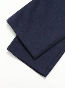 Souflis Souflis 男小童素色馬甲&背帶褲&帽無襯衫 - 寶藍色 - 查看 6