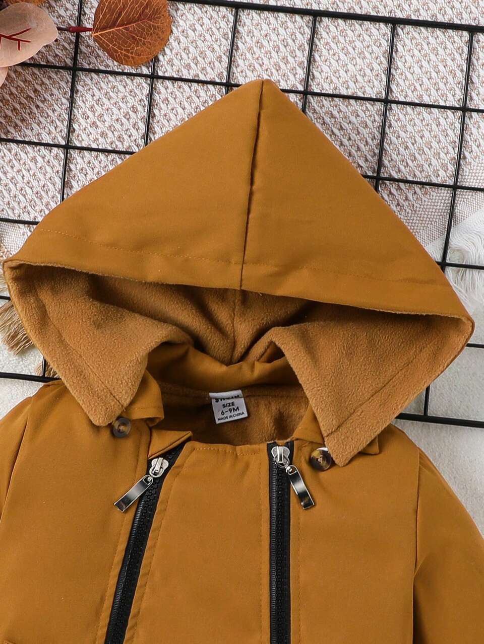 Baby Boy Zip Up Hooded Coat