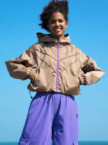 In My Nature Jachetă Softshell cu glugă cu fermoar