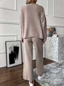 Chiquease 1 Miếng Thả vai Vá Túi Áo len & 1 Miếng Đan Quần - Bụi tím - Xem 2