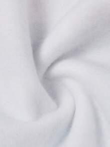 SHEIN Young Boy Slogan & Figure Graphic Drop Shoulder Sweatshirt - White - View 5