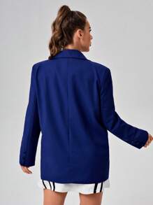 VARSITIE Thể thao Quần vợt Cơ bản Ngoài trời Với Áo vest - Màu xanh hải quân - Xem 2