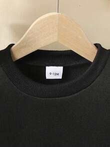 女嬰熊和字母圖案運動衫 - 白色 - 查看 3