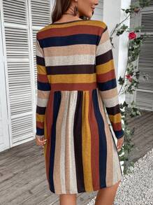 EMERY ROSE Striped Casual Dresses For Women - Multicolor - View 2