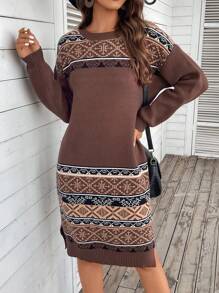 EMERY ROSE 女士毛衣連身裙 - 彩色 - 查看 1