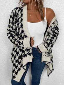 SHEIN LUNE 大碼開衫 - 黑與白 - 查看 1