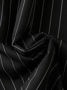 SHEIN LUNE Abrigo De Talla Grande - Negro - Ver 3