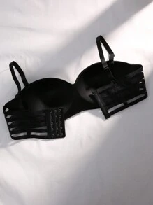 Áo ngực & Áo lót Nữ màu trơn Đơn giản - màu đen - Xem 5