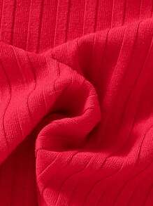 SHEIN 2 Stücke/set Baby Mädchen Bluse Mit Rüschenärmeln Und Schleifen Dekoration Sowie Tülle Rock Set