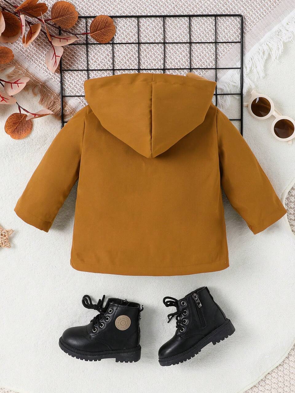 Baby Boy Zip Up Hooded Coat