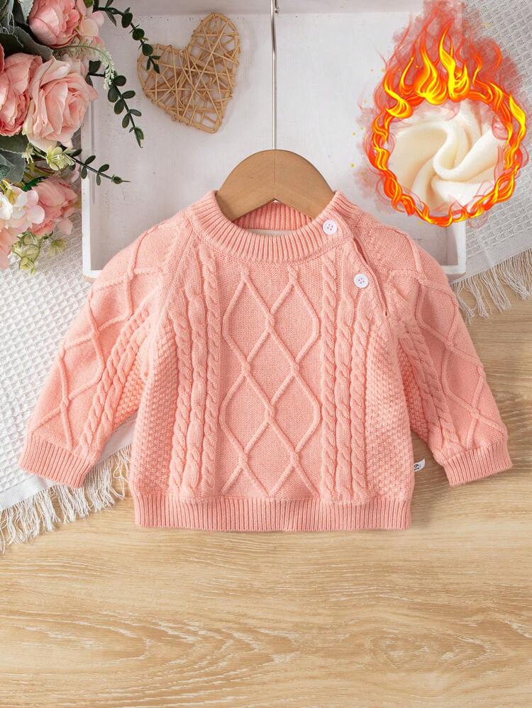 Baby Girl Cable Knit Sweater