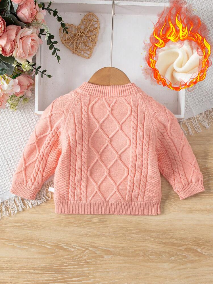 Baby Girl Cable Knit Sweater