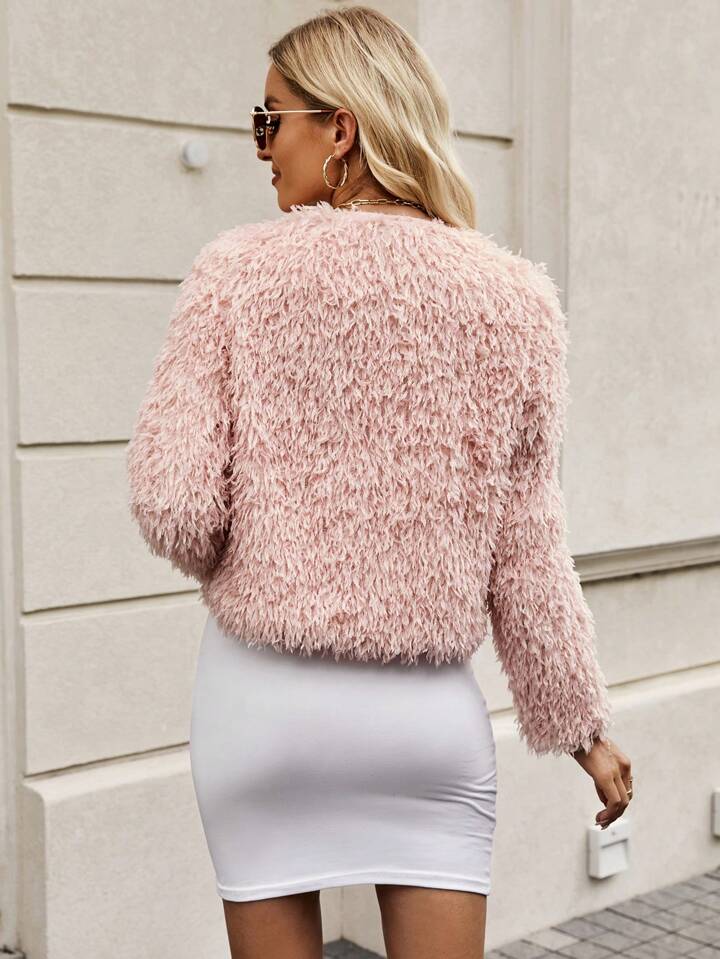 shein ファーコート sheinofficial のファーコートがお気に入りすぎて 最近いつも着